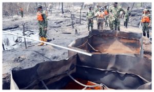 illegal-crude-oil-storage-site-300x180 Zulum Reviews Security, Monitors Development Projects During Working Visit to Southern Borno